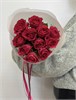Малиновые розы Кения 40см в пленке (11шт) 505 в Липецке