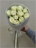 Белые розы Кения 40см в пленке (11шт) 503 в Липецке