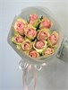 Розовые розы Кения 40см в пленке (11шт) 504 в Липецке